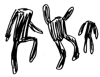 dancing headless bodies